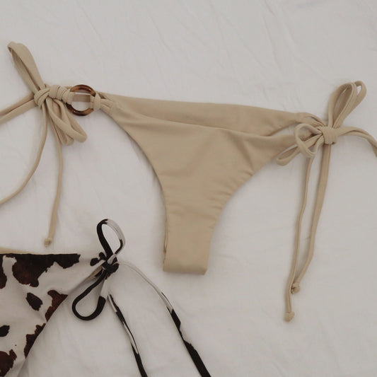 traje de baño chiquita nude crema