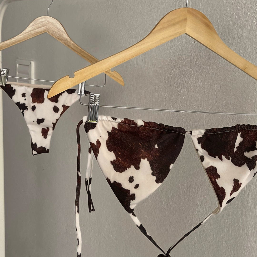 MARINA BOTTOM - COW PRINT
